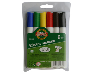 Marieru komplekts, tekstilam, 6 krsas, Koh-i-noor